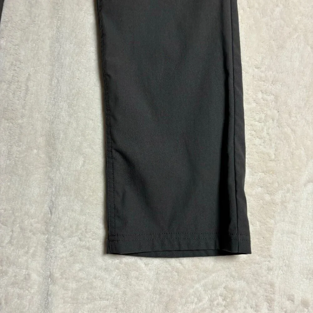 Prana‎ Womens Brion II 5-Pocket Pants Grey Lightweight Straight Fit Nylon 33x27
